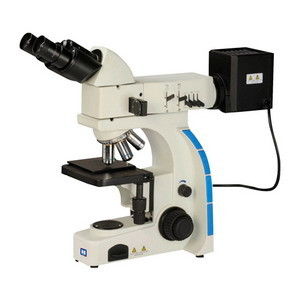 Aufrechtes binokulares metallurgisches Mikroskop mit reflektierendem und Durchlicht